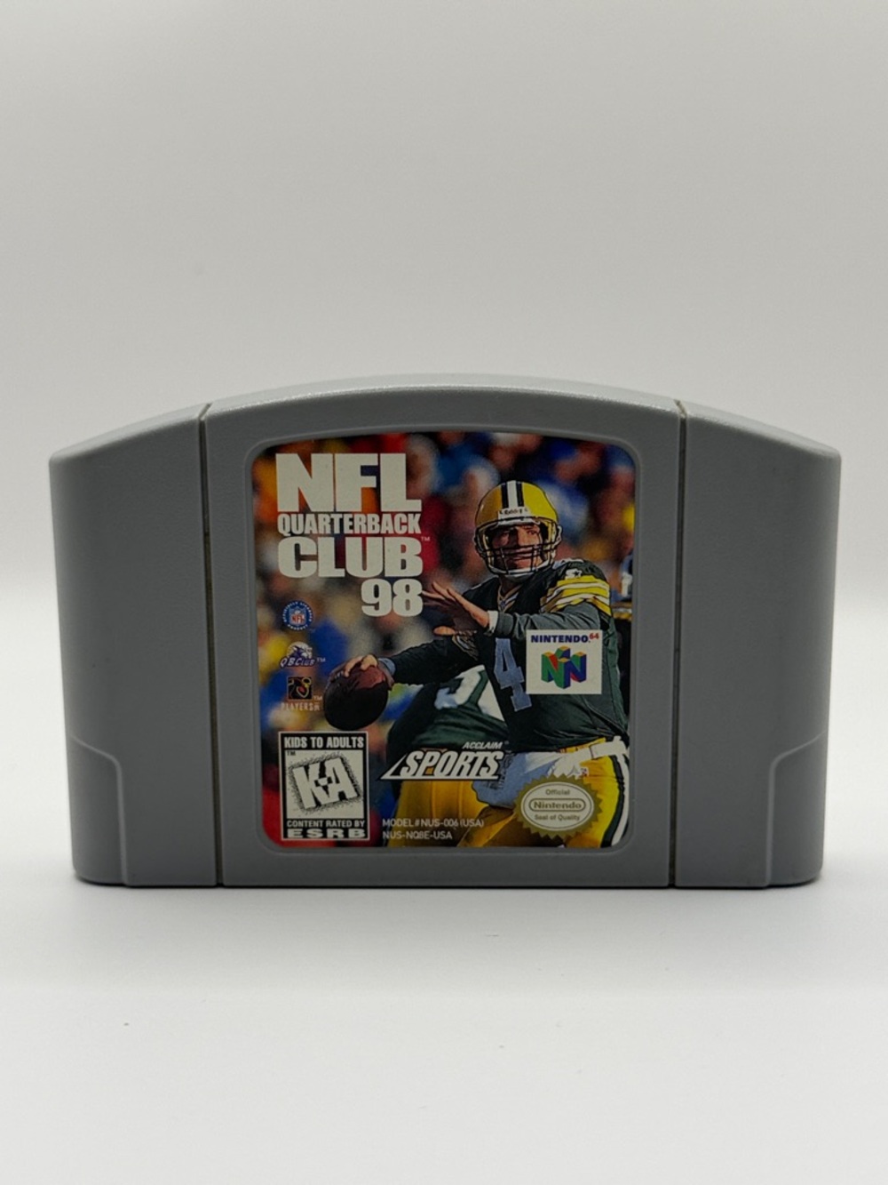 Nintendo NFL Quarterback Club 98 N64‎ Authentic Vintage Game Cartridge